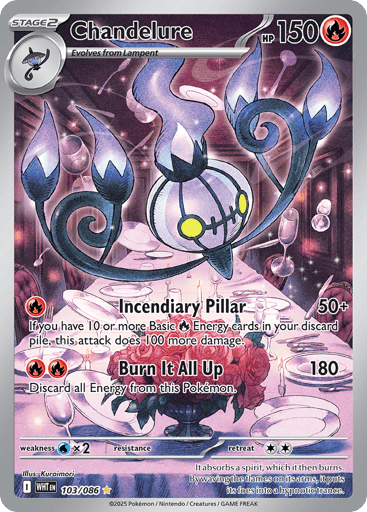 Chandelure - White Flare 103