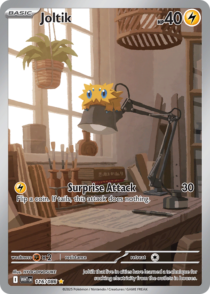 Joltik – White Flare 116/086 Pokémon card