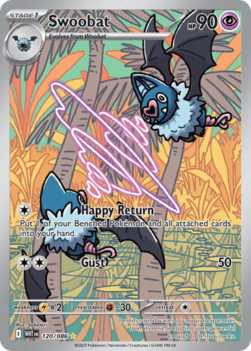 Swoobat - White Flare 120