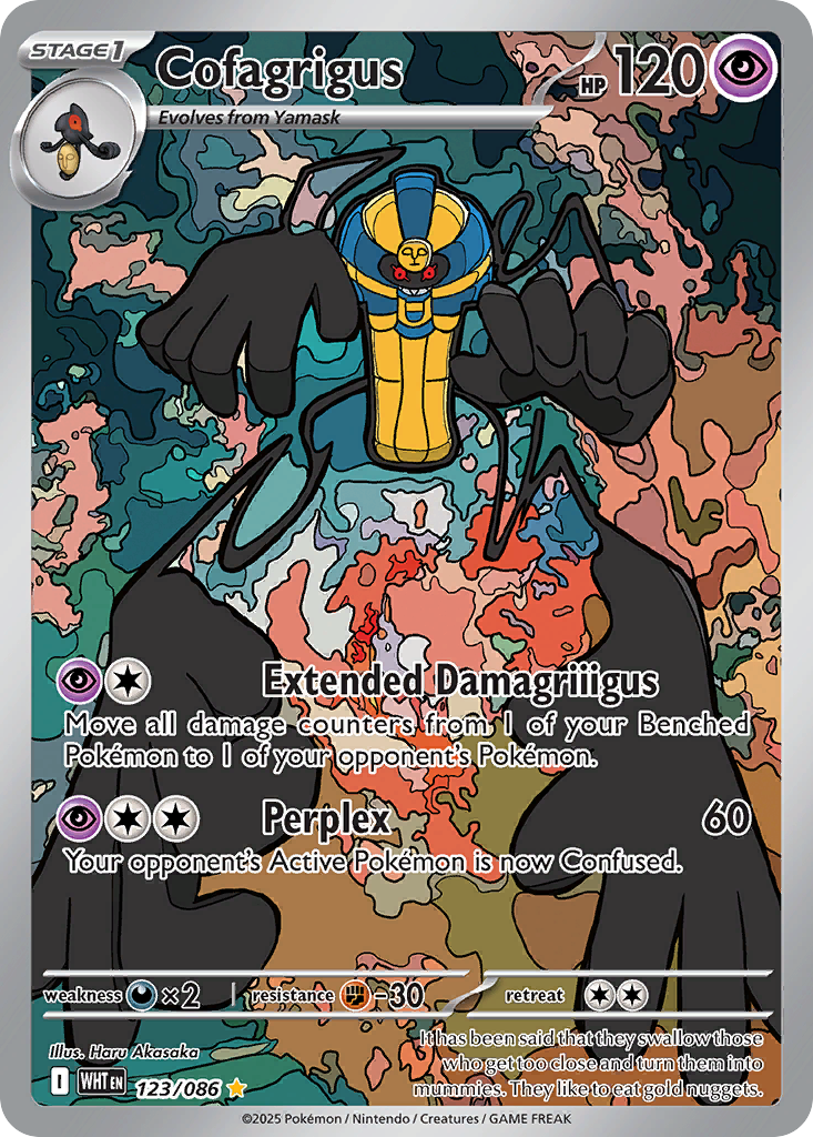 Cofagrigus – White Flare 123/086 Pokémon card
