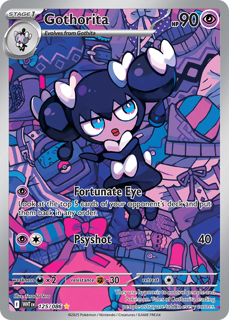 Gothorita – White Flare 125/086 Pokémon card
