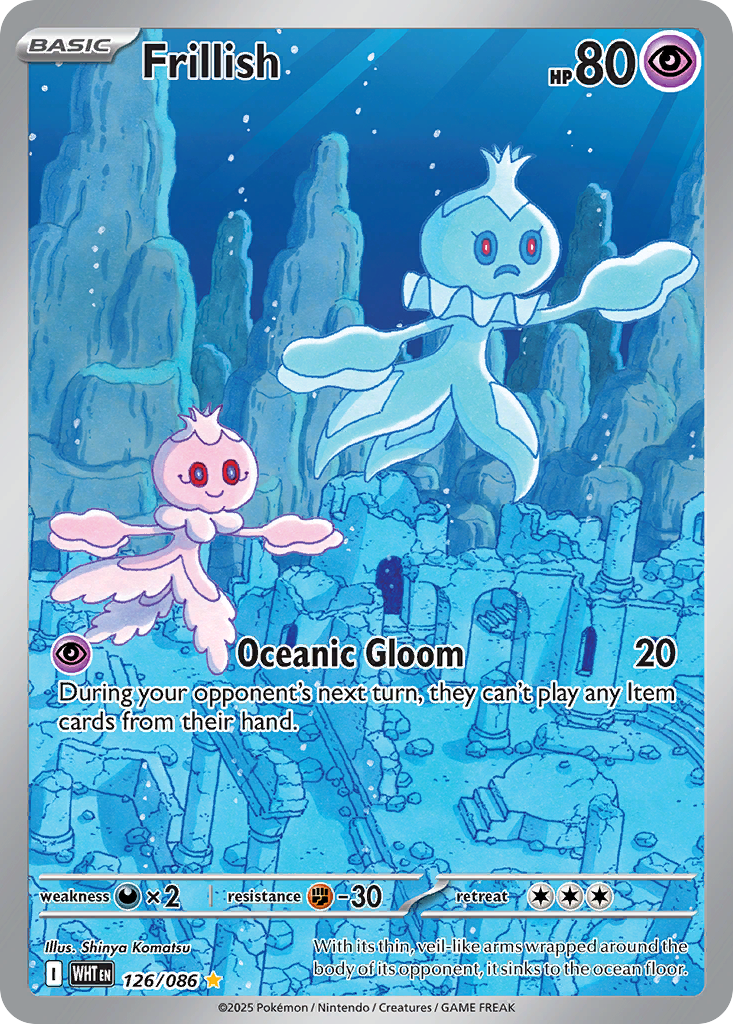 Frillish – White Flare 126/086 Pokémon card