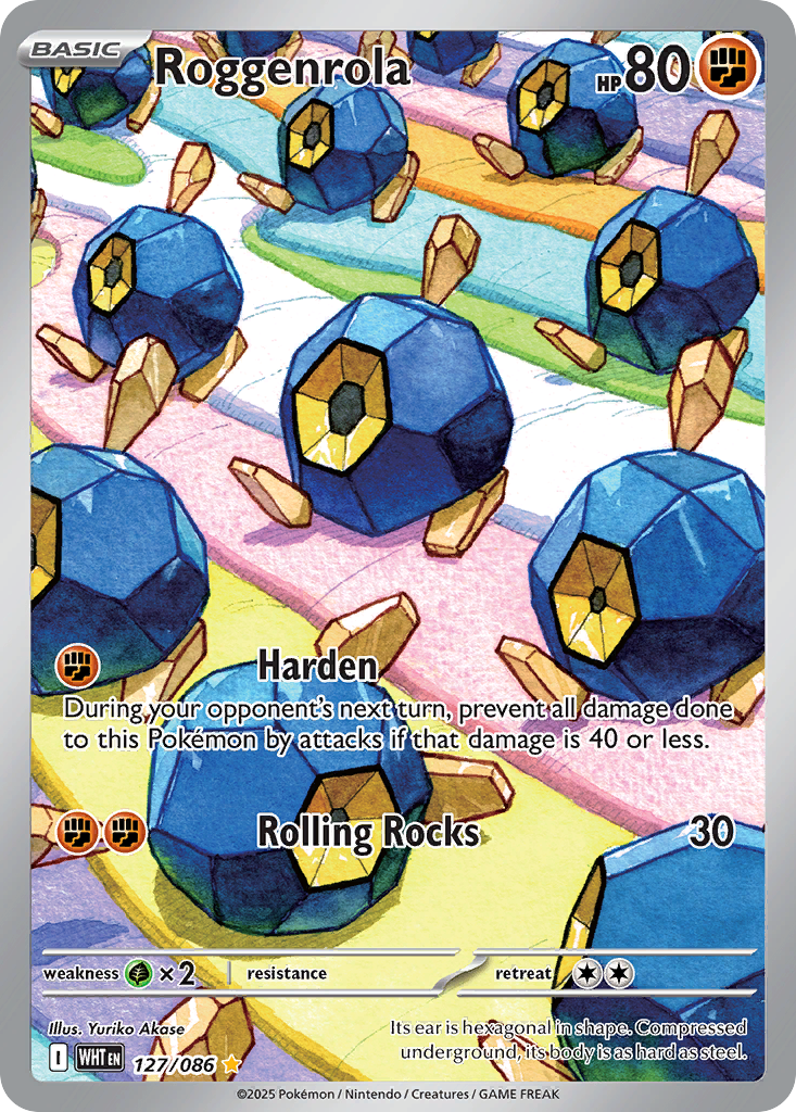 Roggenrola – White Flare 127/086 Pokémon card