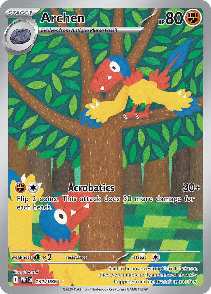 Archen – White Flare 131/086 Pokémon card