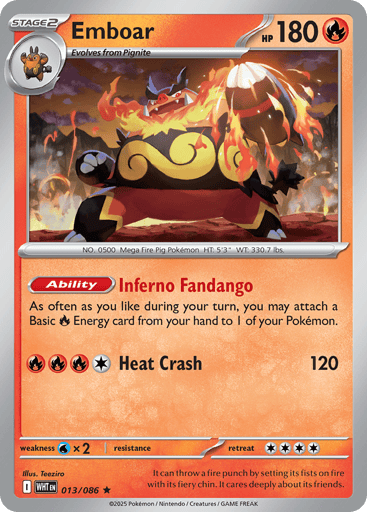 Emboar - White Flare 13