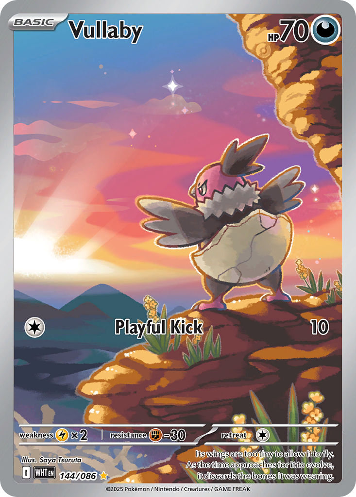 Vullaby – White Flare 144/086 Pokémon card