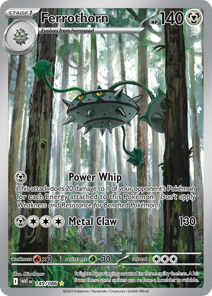 Ferrothorn – White Flare 149/086 Pokémon card