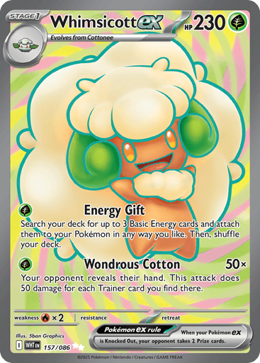 Whimsicott ex - White Flare 157