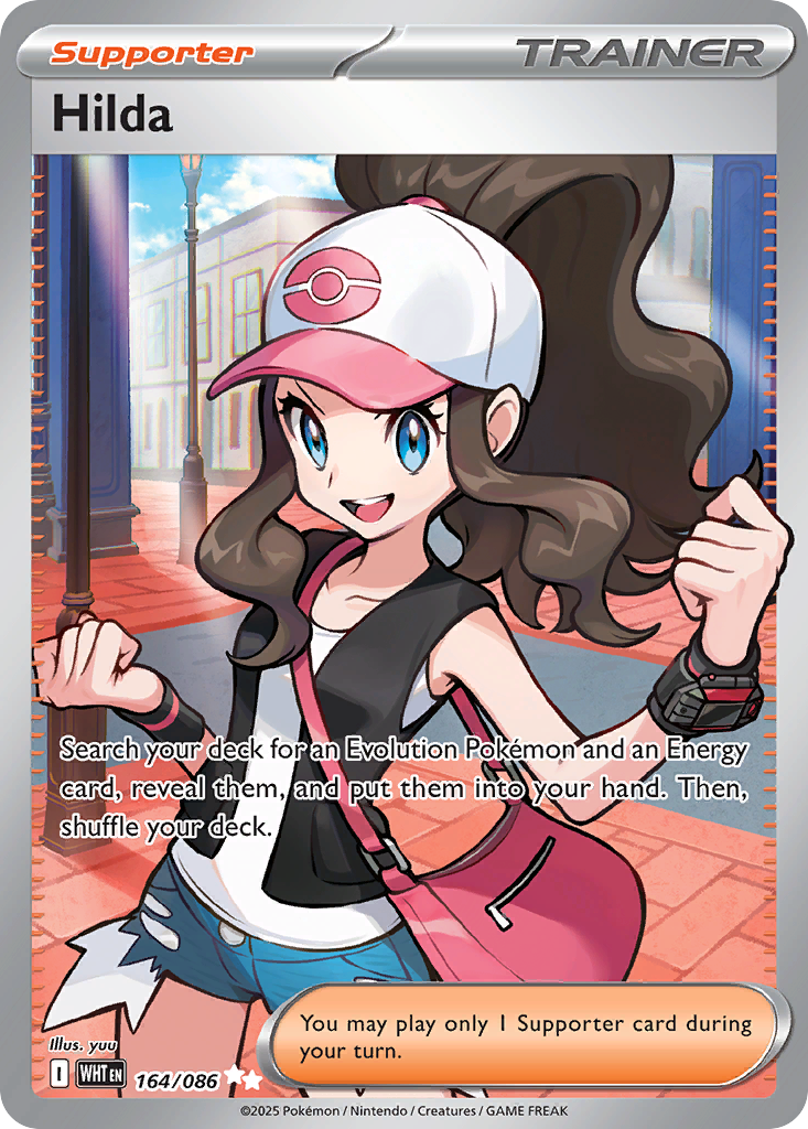 Hilda – White Flare 164/086 Pokémon card