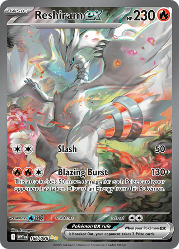 Reshiram ex - White Flare 166