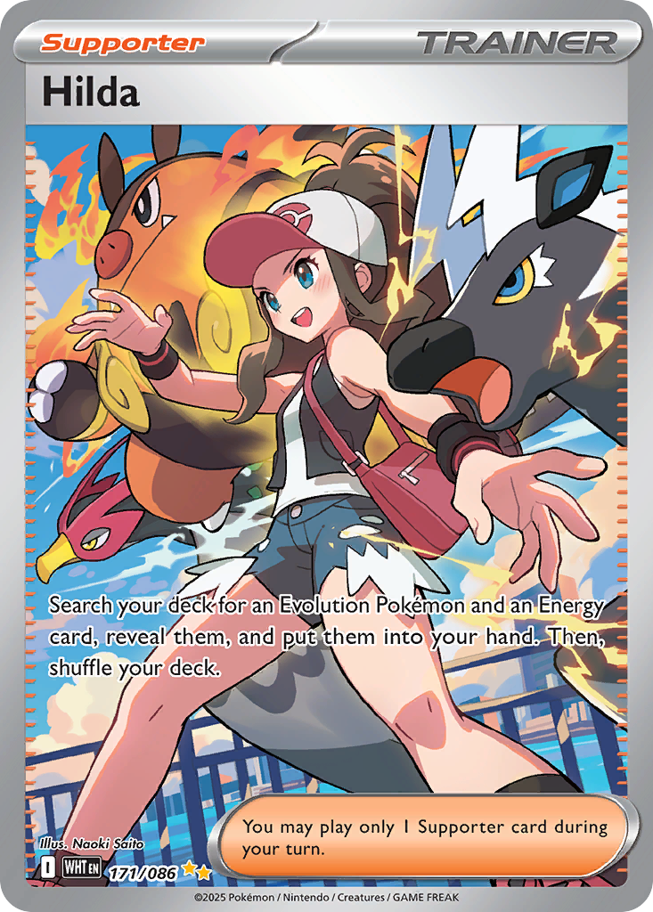 Hilda – White Flare 171/086 Pokémon card