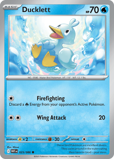 Ducklett - White Flare 25