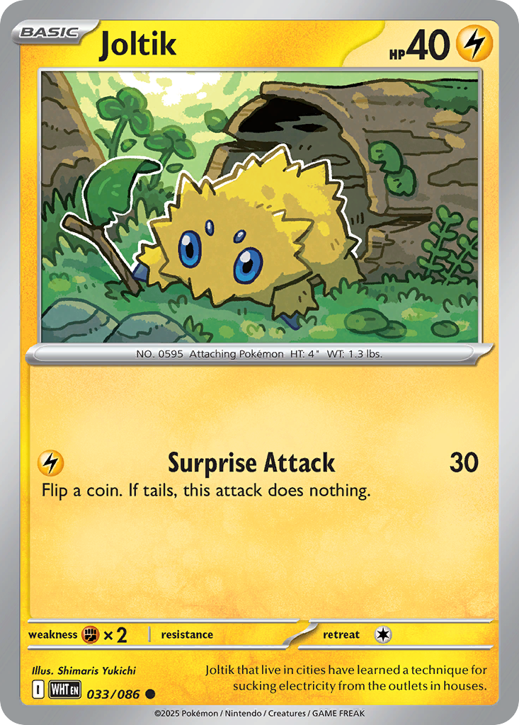 Joltik – White Flare 033/086 Pokémon card