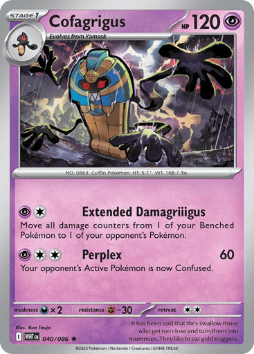 Cofagrigus - White Flare 40