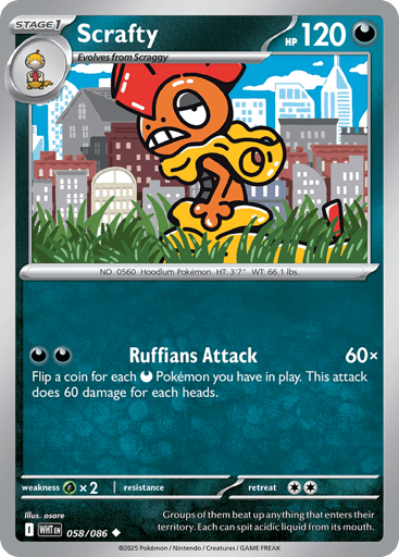 Scrafty - White Flare 58