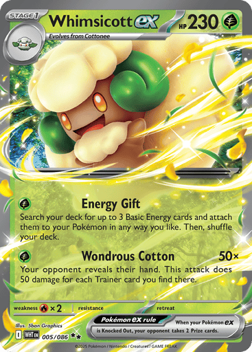 Whimsicott ex - White Flare 5