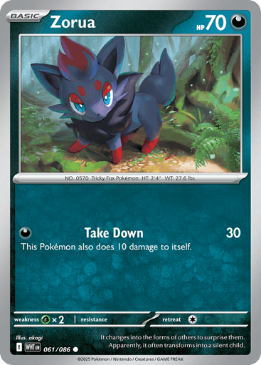 Zorua - White Flare 61