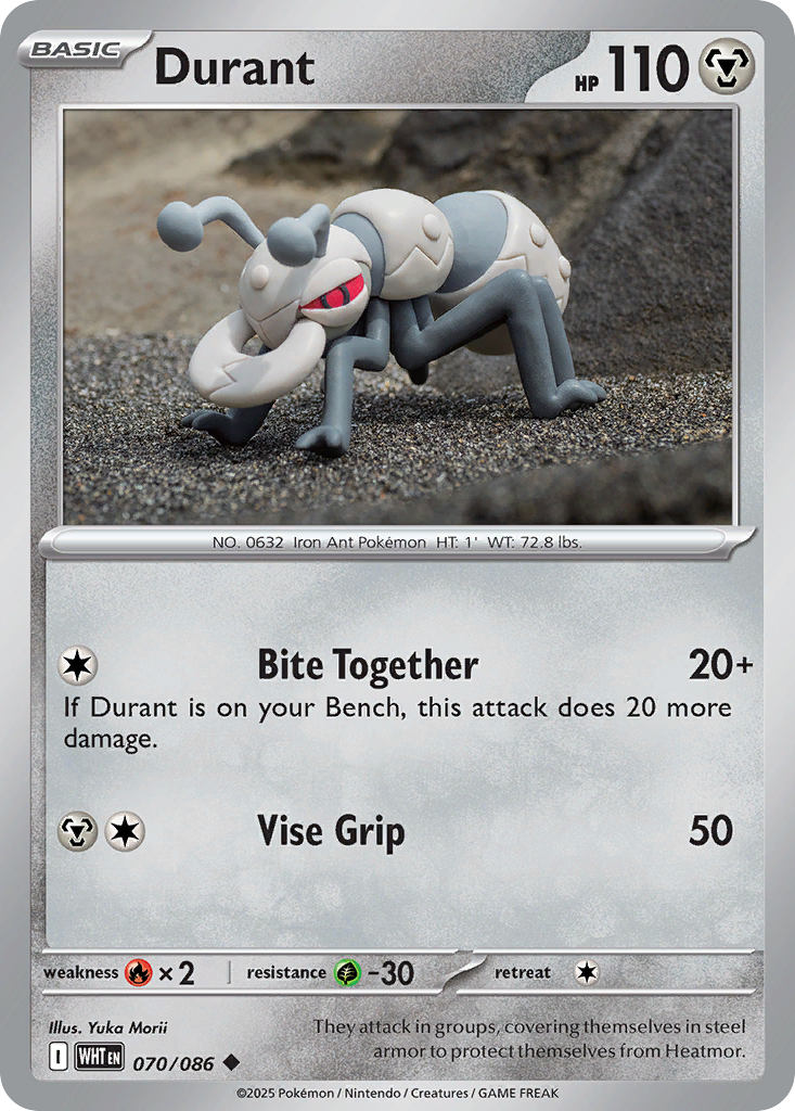 Durant – White Flare 070/086 Pokémon card
