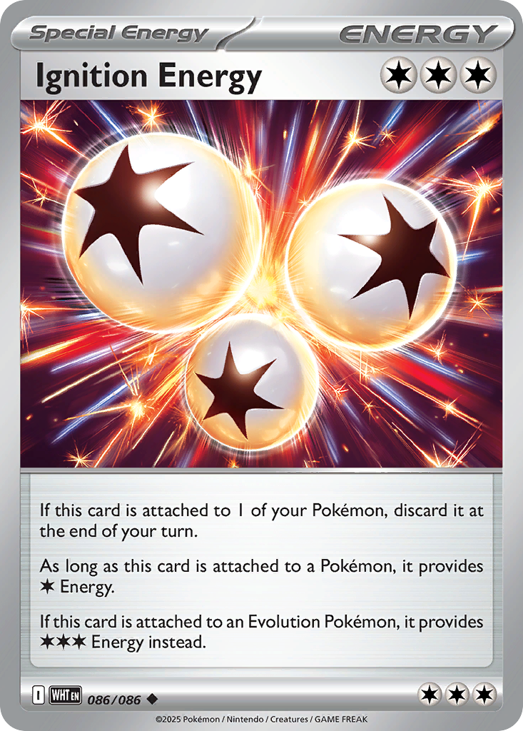 Ignition Energy – White Flare 086/086 Pokémon card