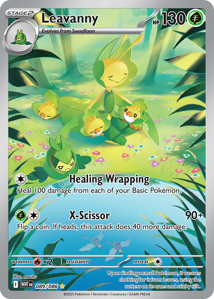 Leavanny – White Flare 089/086 Pokémon card