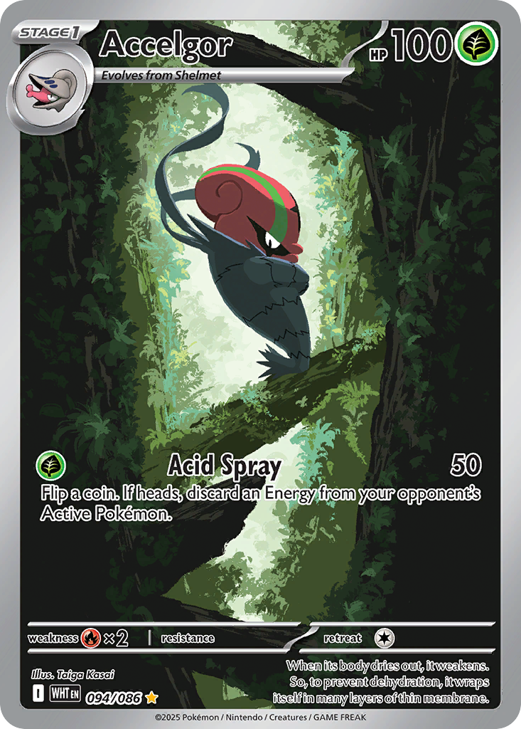 Accelgor – White Flare 094/086 Pokémon card