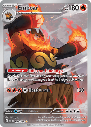 Emboar - White Flare 98