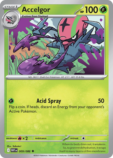 Accelgor - White Flare 9