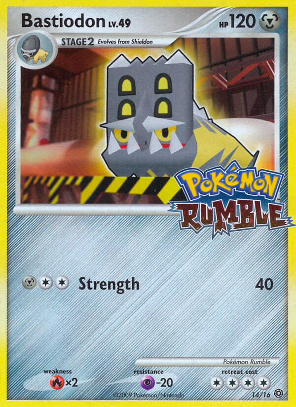 Bastiodon – Pokémon Rumble 14/16 Pokémon card