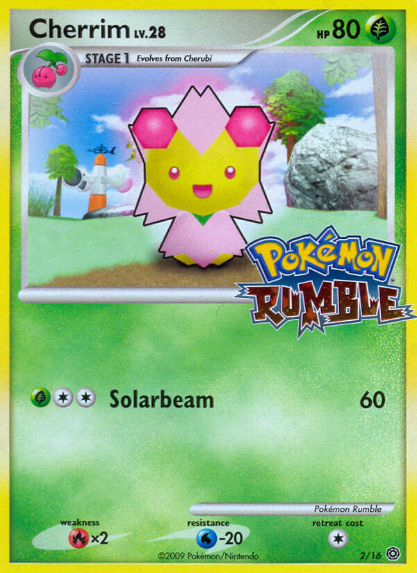 Cherrim – Pokémon Rumble 2/16 Pokémon card