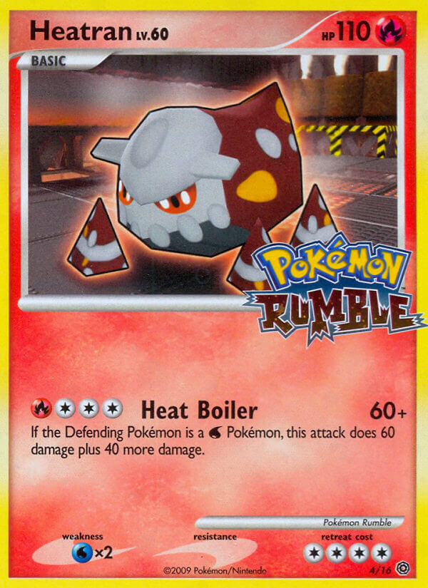 Heatran – Pokémon Rumble 4/16 Pokémon card