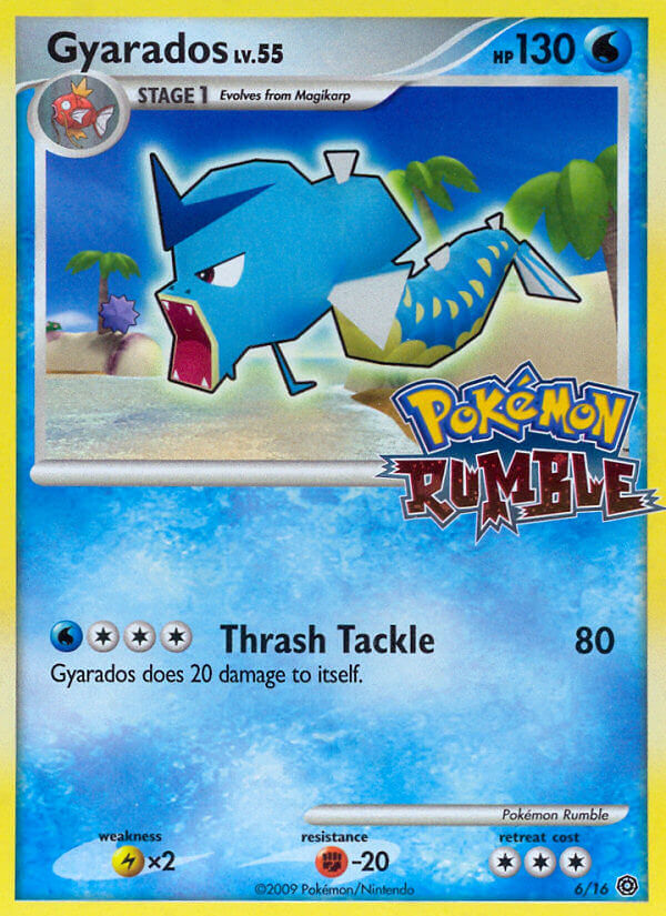 Gyarados – Pokémon Rumble 6/16 Pokémon card