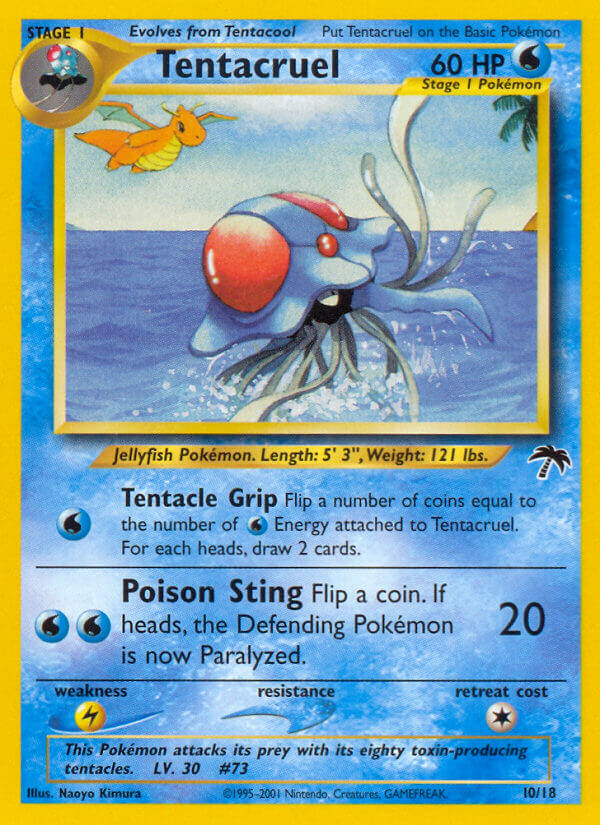 Tentacruel – Southern Islands 10/18 Pokémon card