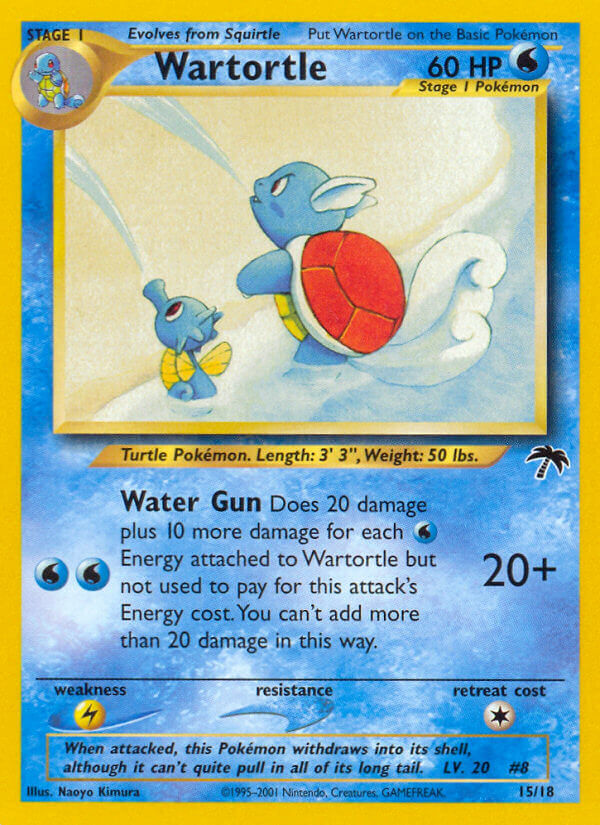 Wartortle – Southern Islands 15/18 Pokémon card