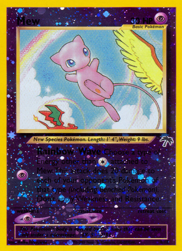 Mew – Southern Islands 1/18 Pokémon card
