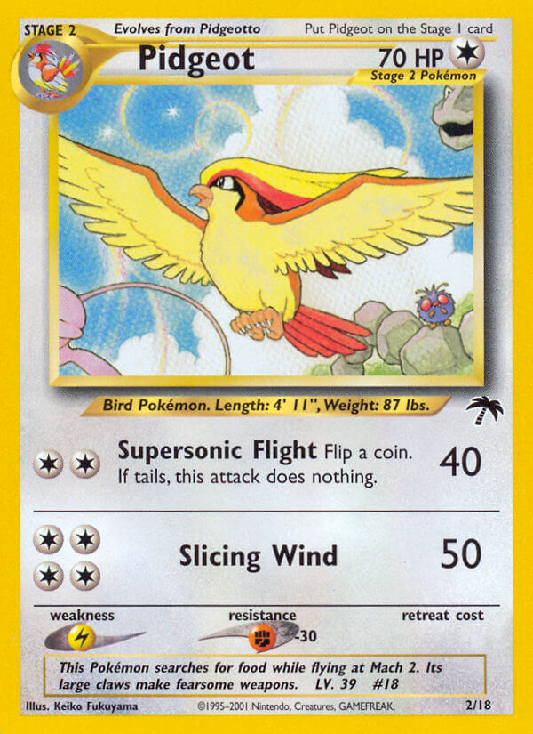 Pidgeot – Southern Islands 2/18 Pokémon card