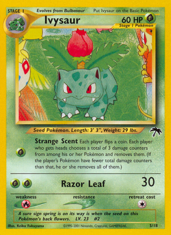 Ivysaur – Southern Islands 5/18 Pokémon card