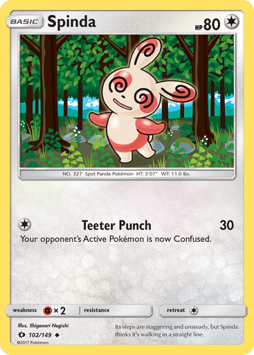 Spinda - Sun & Moon 102