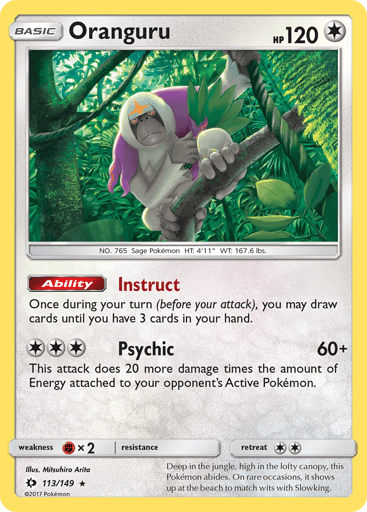 Oranguru - Sun & Moon 113