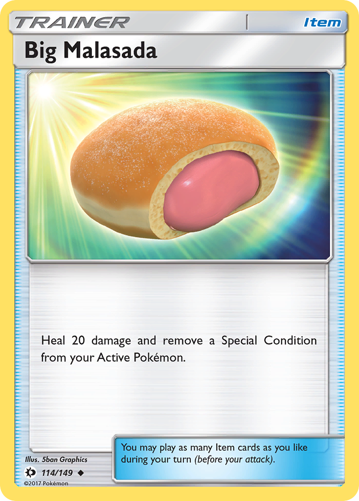 Big Malasada – Sun & Moon 114/149 Pokémon card