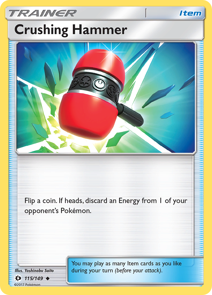 Crushing Hammer – Sun & Moon 115/149 Pokémon card
