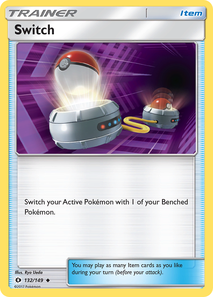 Switch – Sun & Moon 132/149 Pokémon card