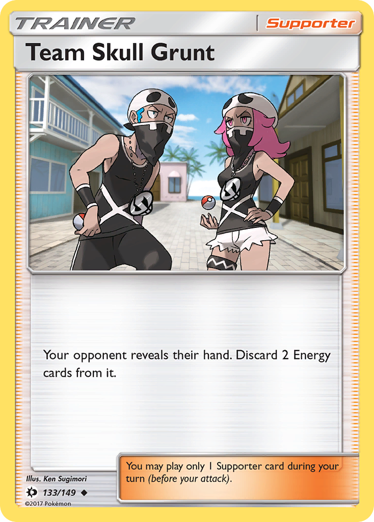 Team Skull Grunt – Sun & Moon 133/149 Pokémon card