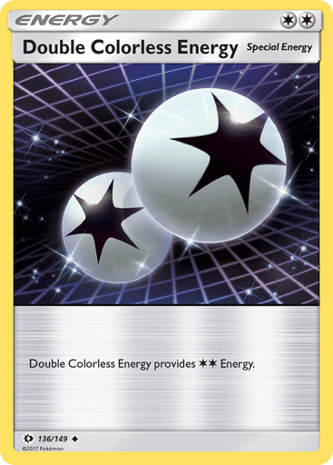 Double Colorless Energy - Sun & Moon 136