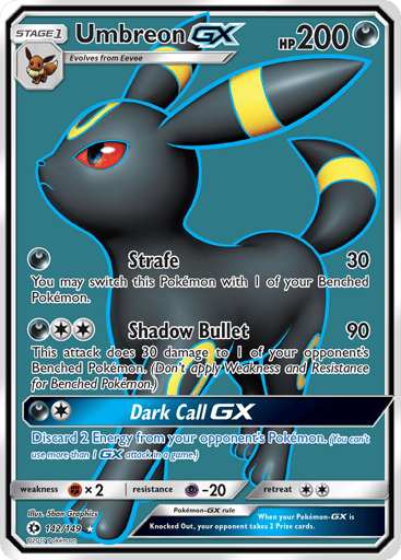 Umbreon-GX - Sun & Moon 142
