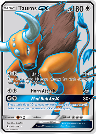 Tauros-GX - Sun & Moon 144