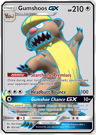 Gumshoos-GX - Sun & Moon 145