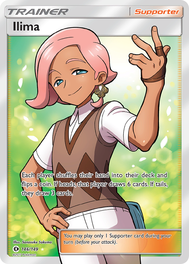 Ilima – Sun & Moon 146/149 Pokémon card