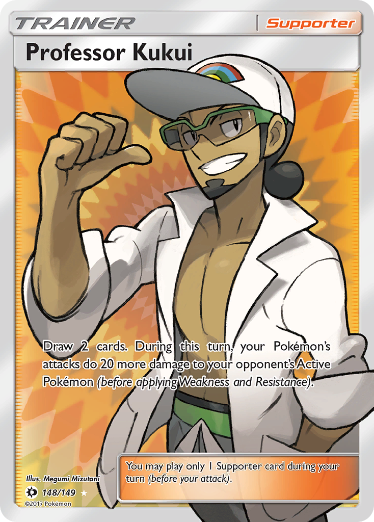 Professor Kukui – Sun & Moon 148/149 Pokémon card