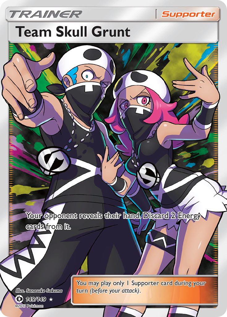 Team Skull Grunt – Sun & Moon 149/149 Pokémon card