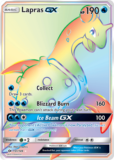Lapras-GX - Sun & Moon 151